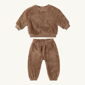 NWT | Rylee + Cru teddy caramel set